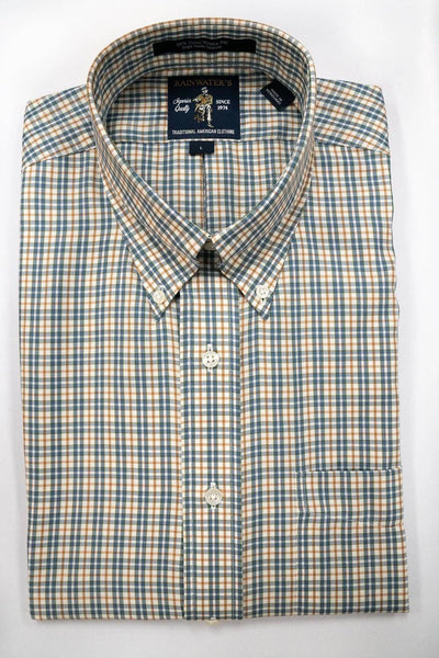 Rainwater's Blue Mini Plaid - Rainwater's Men's Clothing and Tuxedo Rental