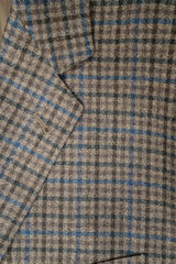 Guabello Super 130's Grey Brown Check Wool Sport Coat - Rainwater's Men's Clothing and Tuxedo Rental