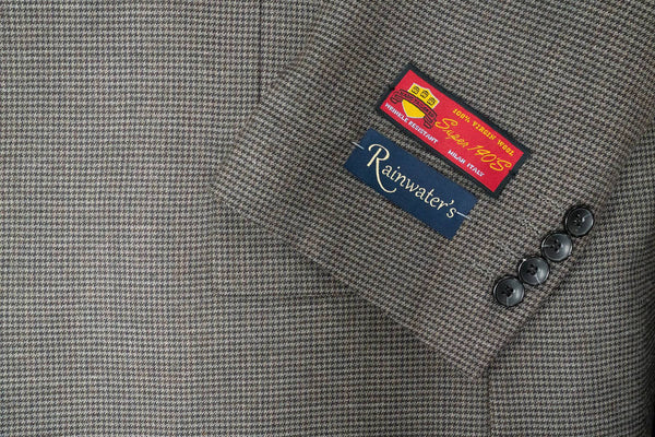 Rainwater's Super 140's Grey Houndstooth Wool Sport Coat - Rainwater's Men's Clothing and Tuxedo Rental