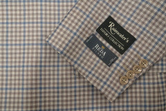 Reda Taupe Check Sport Coat - Rainwater's Men's Clothing and Tuxedo Rental