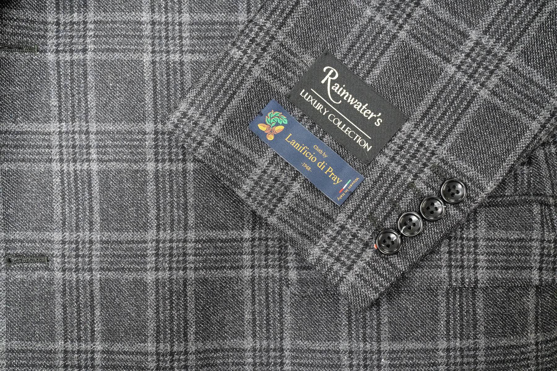 Lanificio di Pray Charcoal Plaid Super 150's Sport Coat - Rainwater's Men's Clothing and Tuxedo Rental