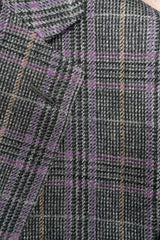 Rainwater's Grey & Purple Plaid Wool Sport Coat - Rainwater's Men's Clothing and Tuxedo Rental
