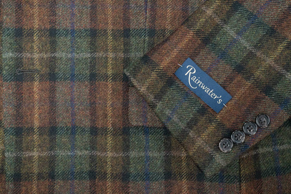 Rainwater's Rust Scottish Plaid Tweed Sport Coat - Rainwater's Men's Clothing and Tuxedo Rental