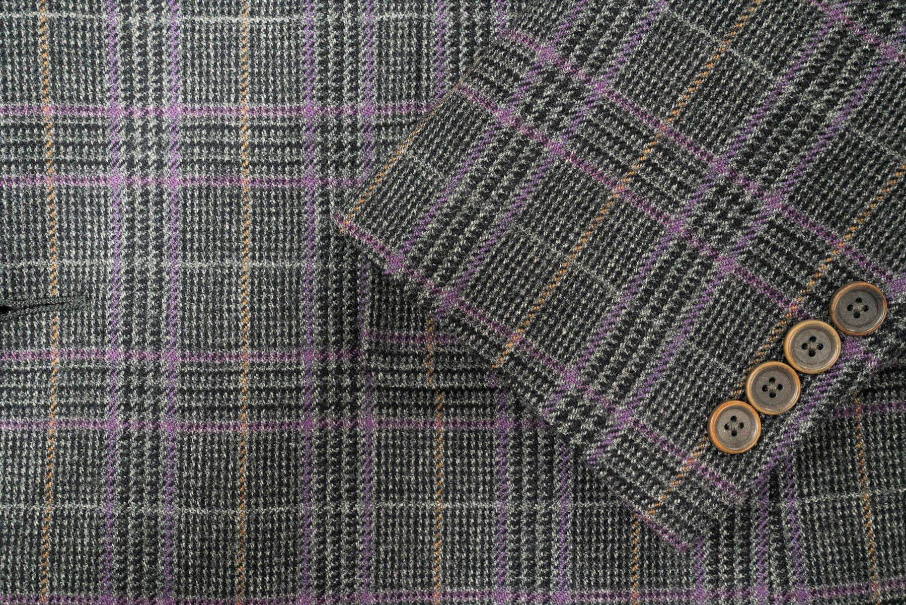 Rainwater's Grey & Purple Plaid Wool Sport Coat - Rainwater's Men's Clothing and Tuxedo Rental