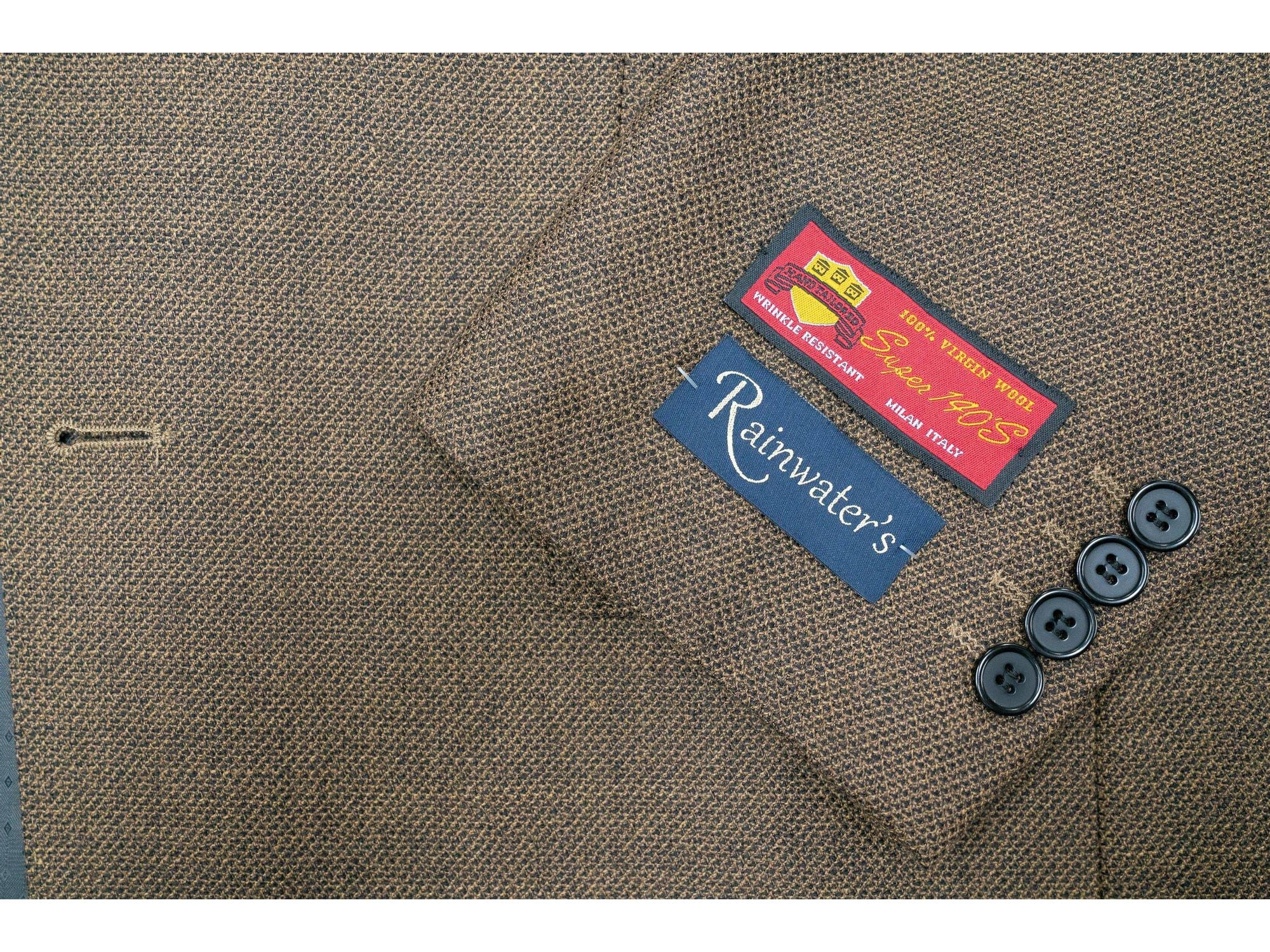 Rainwater's Camel & Black Super 140's Wool Sport Coat - Rainwater's Men's Clothing and Tuxedo Rental