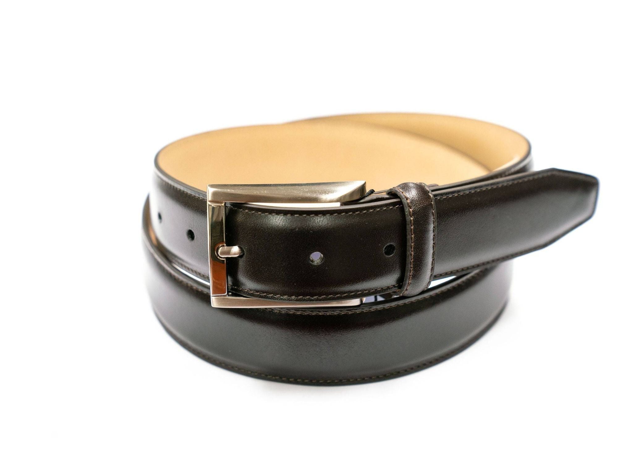 Trafalgar Brown Leather Belt Single Keeper - Rainwater's Men's Clothing and Tuxedo Rental