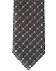 Imani Uomo Diamond Tie in Brown with White - Rainwater's Men's Clothing and Tuxedo Rental