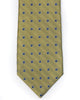 Silk Tie in Yellow And Blue Foulard Print - Rainwater's Men's Clothing and Tuxedo Rental
