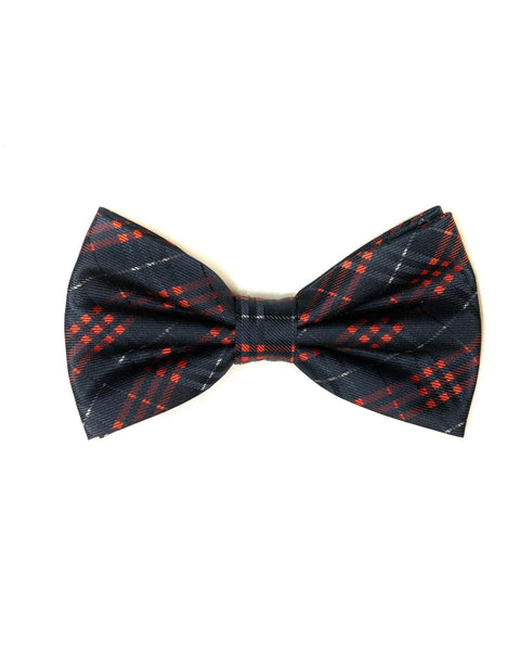 Bow Tie In Plaid Pattern Navy & Red - Rainwater's Men's Clothing and Tuxedo Rental