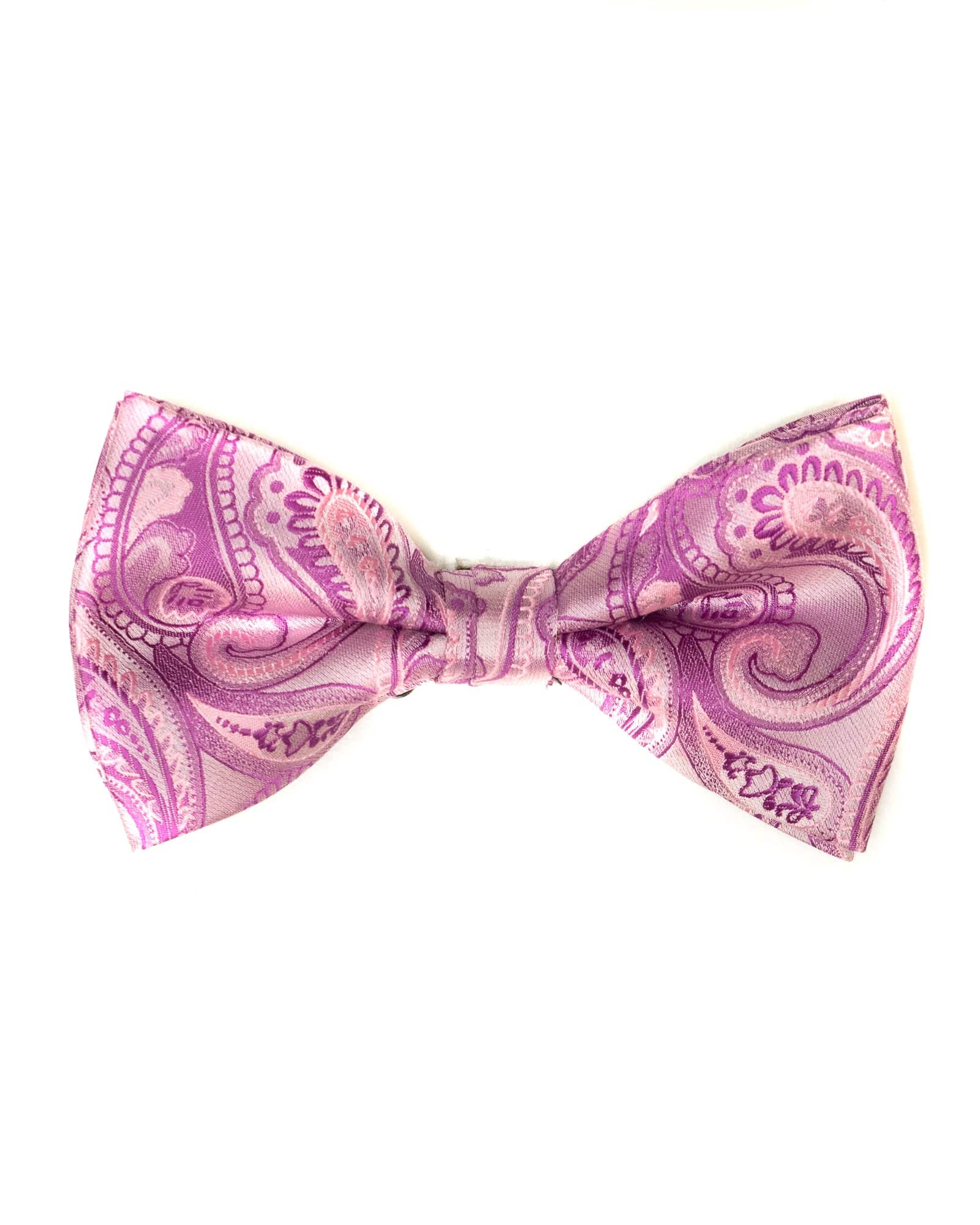 Bow Tie Paisley In Pink & Light Pink - Rainwater's Men's Clothing and Tuxedo Rental