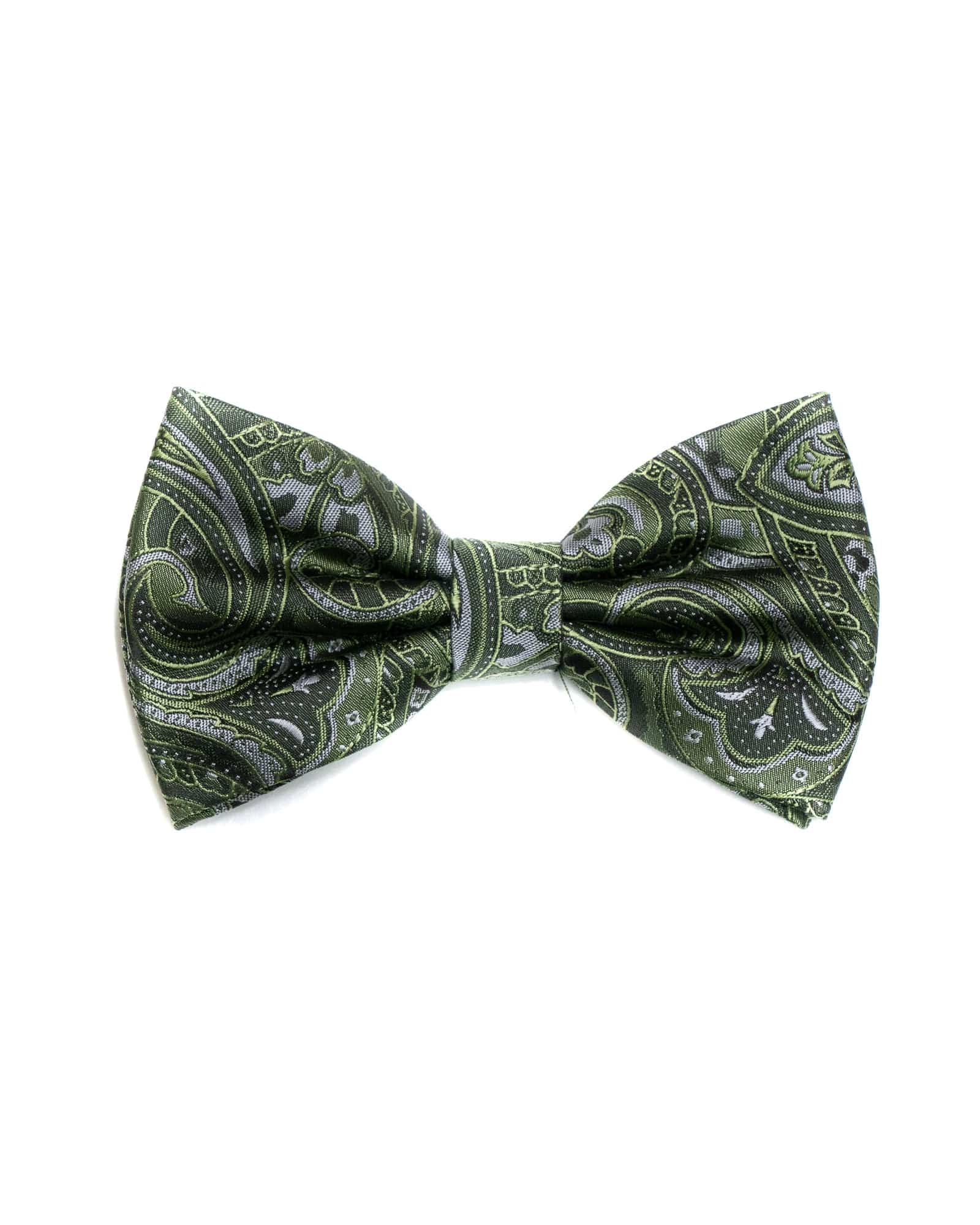 Bow Tie Paisley In Green - Rainwater's Men's Clothing and Tuxedo Rental