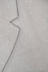 Basketweave Slim Fit Blazer in Oatmeal Linen - Rainwater's Men's Clothing and Tuxedo Rental