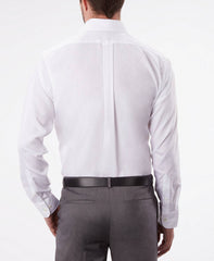Eagle White Regular Fit Pinpoint Solid Stretch Point Collar - Rainwater's Men's Clothing and Tuxedo Rental