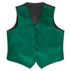 Emerald Satin Rental Vest - Rainwater's Men's Clothing and Tuxedo Rental