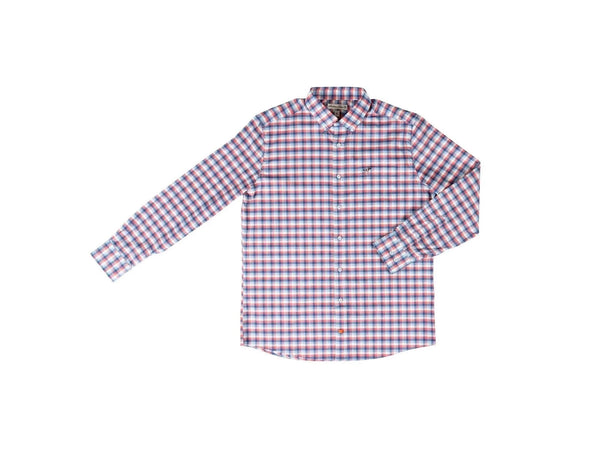 -Rainwater's -Southern Point - Button Up Sport Shirts - Southern Point Hadley Stretch Button Down Sailwind Plaid -