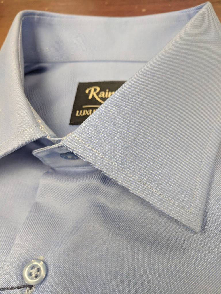 Rainwater's French Blue 100% Cotton, Wrinkle Free, Classic Fit, French Cuff - Dress Shirt, 16.5-34/35 Rainwater's French Blue 100% Cotton, Wrinkle Free, Classic Fit, French Cuff - Dress Shirt, 16.5-34/35
