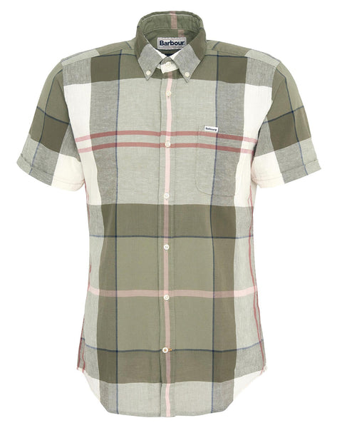 Barbour Douglas Short-Sleeve Button Down Collar Tailored Shirt