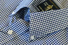 Navy & White Gingham Button Down Sport Shirt by Rainwater's - Rainwater's Men's Clothing and Tuxedo Rental