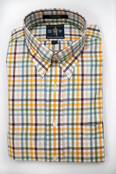 Rainwater's Olive Multi Check - Rainwater's Men's Clothing and Tuxedo Rental