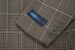 Rainwater's Brown Plaid Super 140's Wool Sport Coat - Rainwater's Men's Clothing and Tuxedo Rental