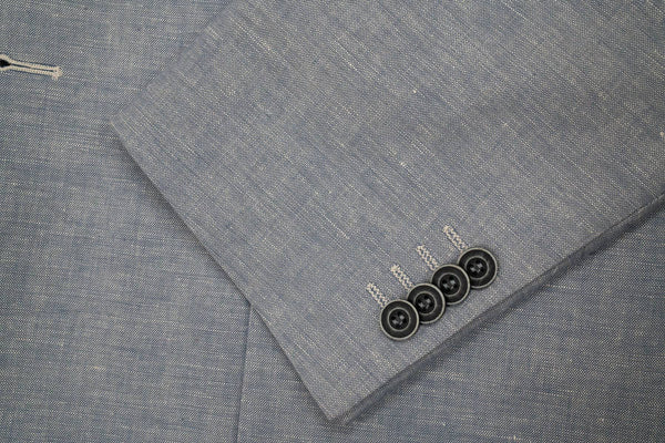 Rainwater's Light Blue Linen Peak Sport Coat - Rainwater's Men's Clothing and Tuxedo Rental
