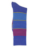 Rainwater's Mercerized Cotton Thin Stripe Dress Sock - Rainwater's Men's Clothing and Tuxedo Rental