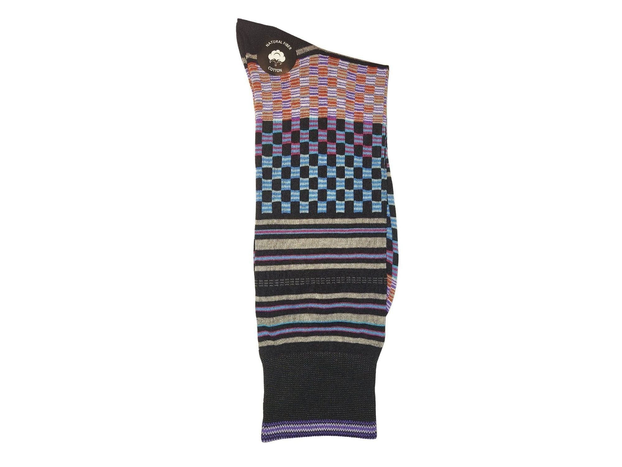 Rainwater's Mercerized Cotton Fun Checkerboard Dress Sock - Rainwater's Men's Clothing and Tuxedo Rental