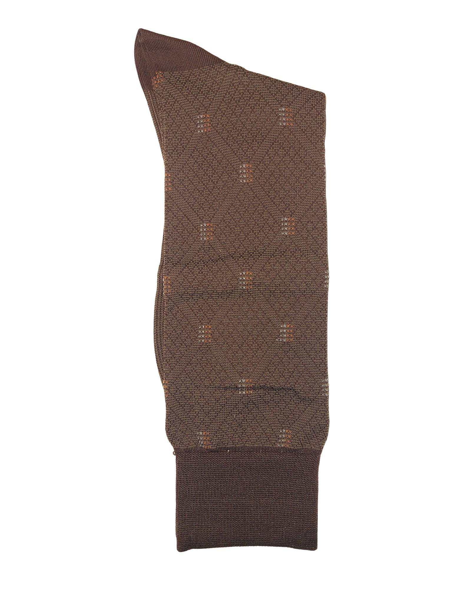Rainwater's Mercerized Cotton Diamond Trellis Dress Sock - Rainwater's Men's Clothing and Tuxedo Rental