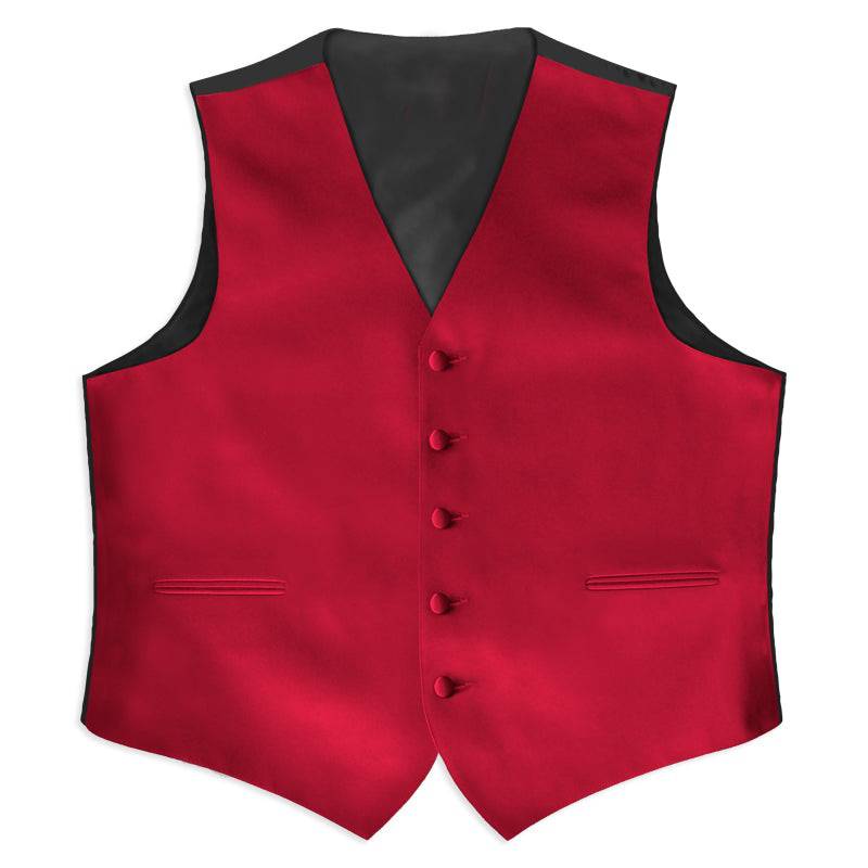Red Satin Vest | Rainwater's