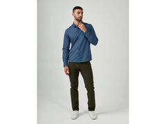 -Rainwater's -7 Diamonds - Button Up Sport Shirts - 7 Diamonds Porto Long Sleeve Shirt In Navy -