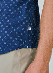 7 Diamonds Faroe Short Sleeve Shirt In Navy