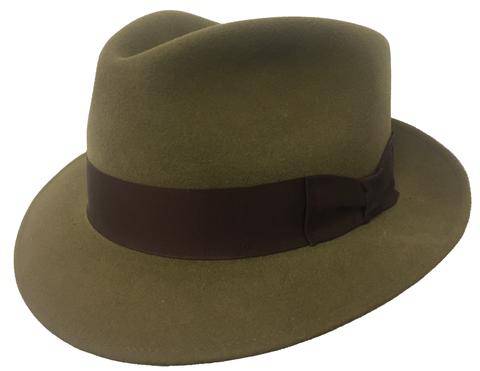 Stetson Grayson Wool Felt Hat in Moss - Rainwater's Men's Clothing and Tuxedo Rental