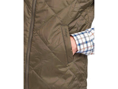 Barbour Finn Gilet Quilted Lightweight Insulated Vest In Olive - Rainwater's Men's Clothing and Tuxedo Rental