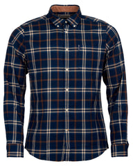 Barbour Highland Check 20 Tailored Fit Button down Collar In Blue - Rainwater's Men's Clothing and Tuxedo Rental