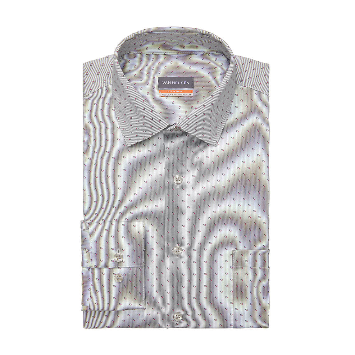 Van Heusen Stain Shield FLEX Stretch Regular Fit Wrinkle Free