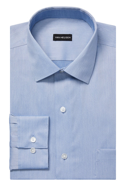 Van Heusen FLEX Ultra Wrinkle Free Regular Fit Solid In Ocean