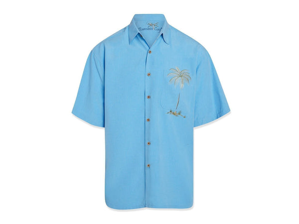 -Rainwater's -bamboocay -  - Peekaboo Palm Camp Shirt -