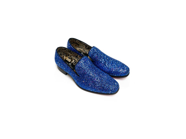After Midnight Glitter Formal Loafer in Royal Blue - Rainwater's Men's Clothing and Tuxedo Rental