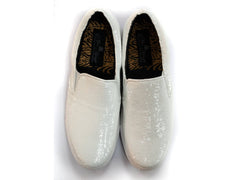 After Midnight Sequin Formal Sneaker in White - Rainwater's Men's Clothing and Tuxedo Rental