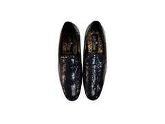 After Midnight Sequin Formal Loafer in Black Pearl - Rainwater's Men's Clothing and Tuxedo Rental