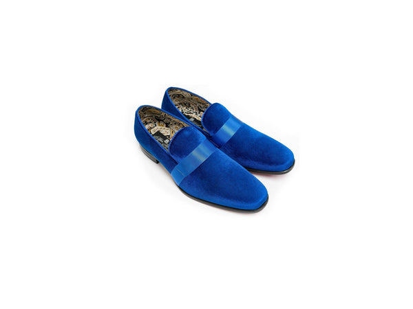 After Midnight Ribbon Band Formal Loafer in Royal Blue - Rainwater's Men's Clothing and Tuxedo Rental
