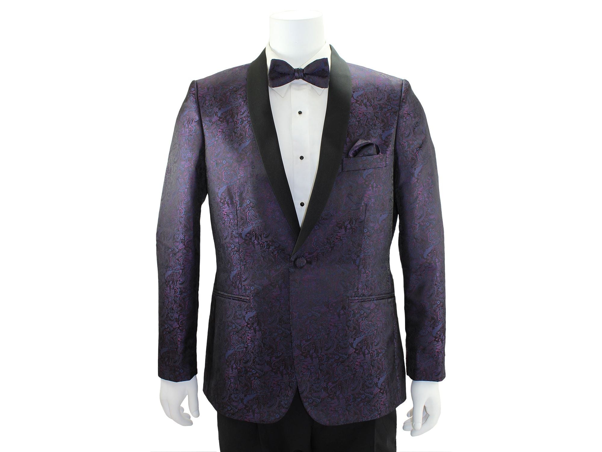 Plum 2024 tuxedo jacket