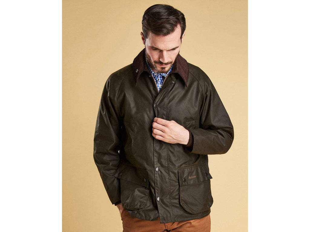 Barbour Classic Bedale Wax Jacket In Olive | Rainwater's