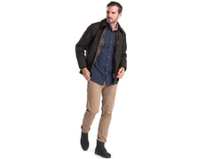 Barbour Classic Bedale Wax Jacket In Olive - Rainwater's Men's Clothing and Tuxedo Rental