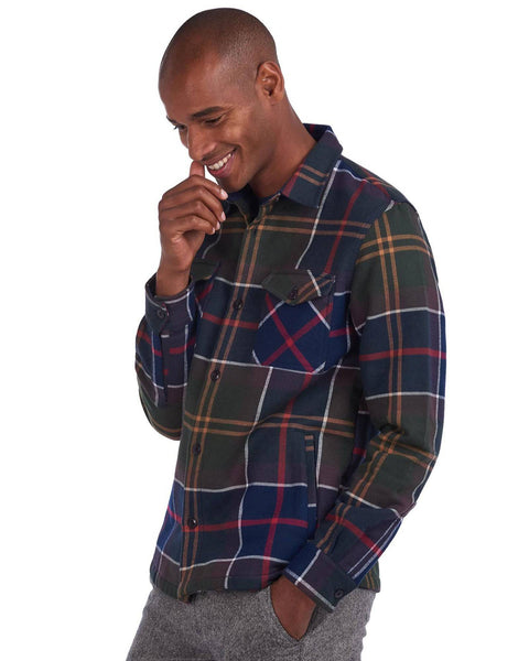 Barbour Cannich Over Shirt In Classic Tartan - Rainwater's Men's Clothing and Tuxedo Rental