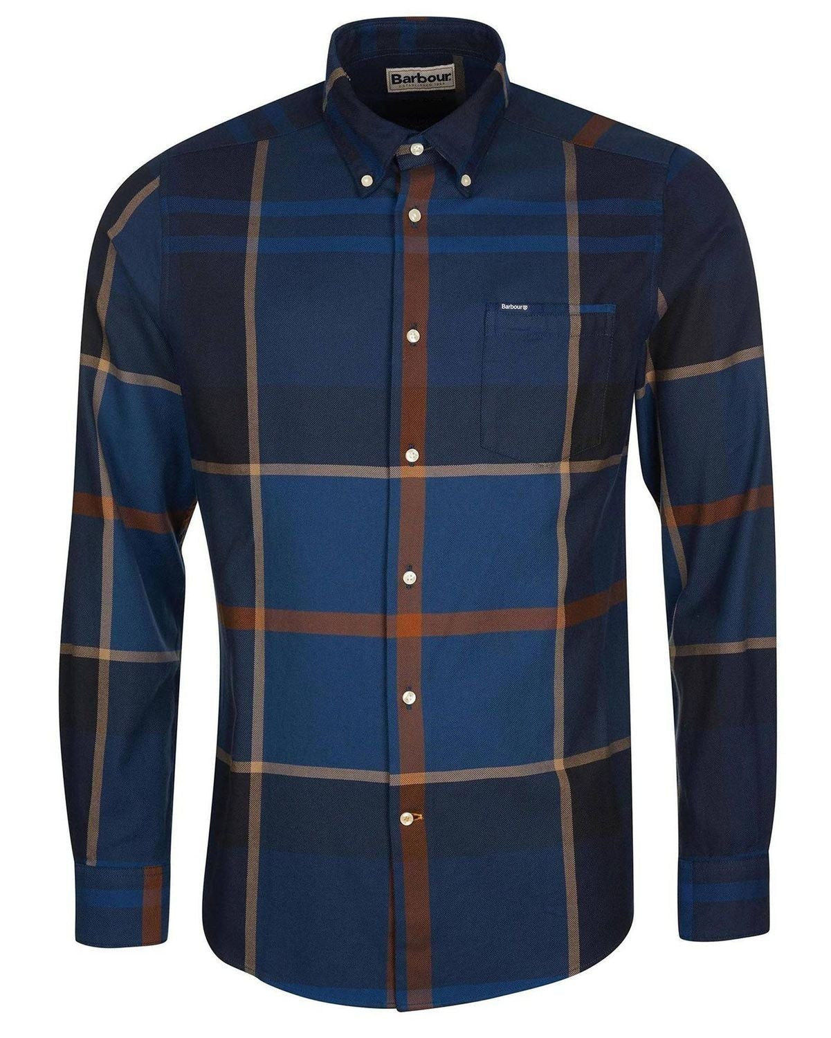Barbour Dunoon Tailored Shirt in Midnight Tartan - Rainwater's Men's Clothing and Tuxedo Rental