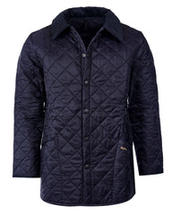 Barbour Liddesdale Quilted Jacket In Navy - Rainwater's Men's Clothing and Tuxedo Rental