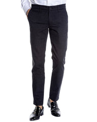 Black Slim Fit Stretch Casual Slacks - Rainwater's Men's Clothing and Tuxedo Rental