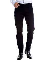 Black Stretch Slim Fit 5-Pocket Jean - Rainwater's Men's Clothing and Tuxedo Rental