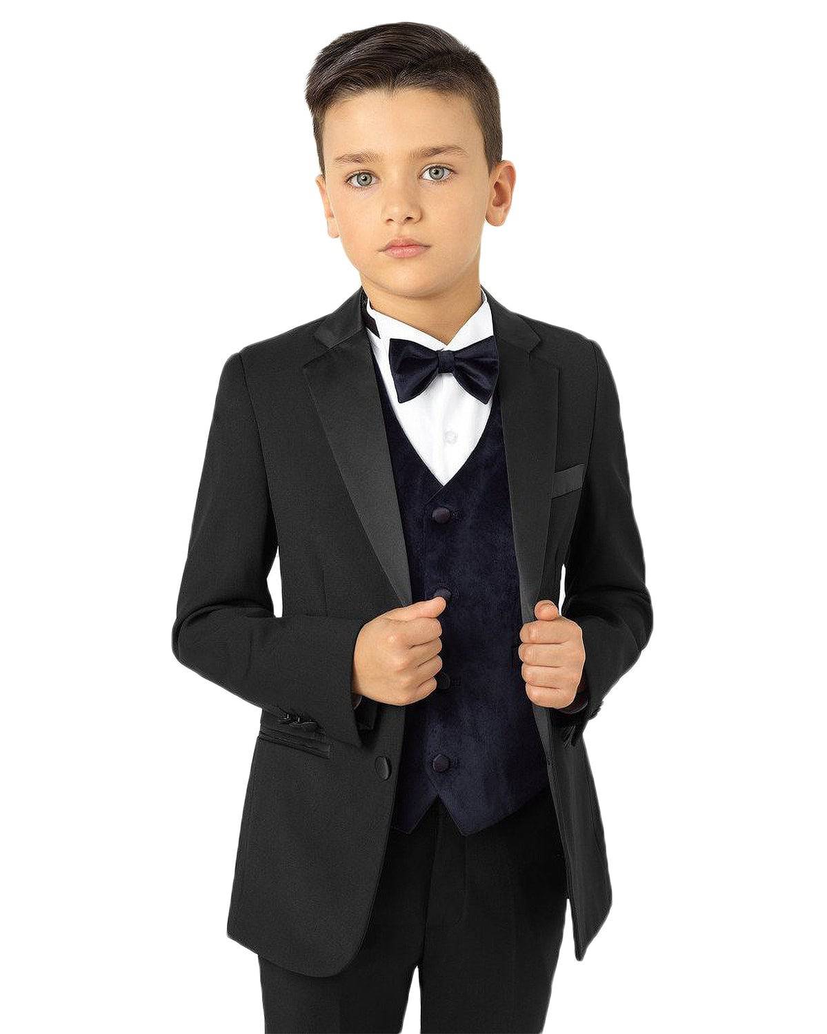 Kids black 2025 tuxedo